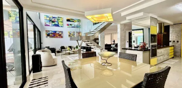 Casa de Condomínio com 5 Quartos para venda ou aluguel, 400m² no Jardim Acapulco, Guarujá