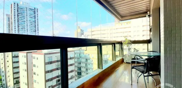 Apartamento com 3 Quartos para alugar, 110m² no José Menino, Santos