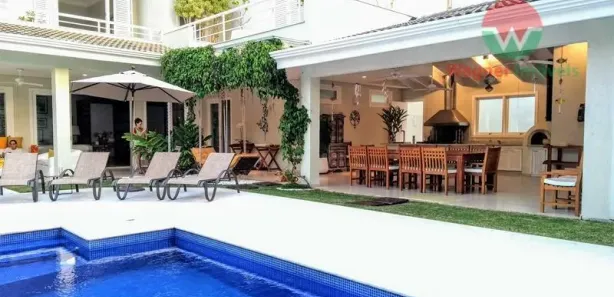 Casa de Condomínio com 6 Quartos à venda, 871m² no Jardim Acapulco, Guarujá