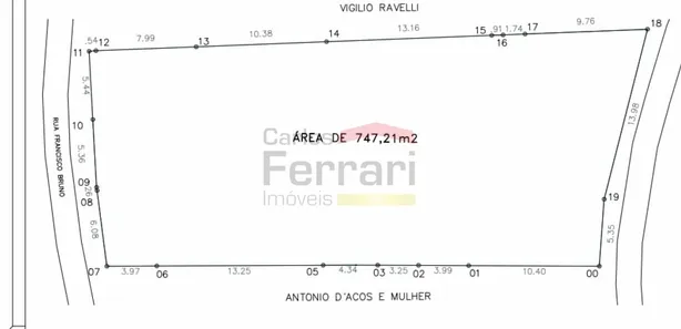 Terreno / Lote / Condomínio à venda, 747m² no Vila Mariza Mazzei, São Paulo