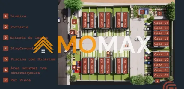 Casa de Condomínio com 3 Quartos à venda, 82m² no Chácara do Carmo, Vargem Grande Paulista
