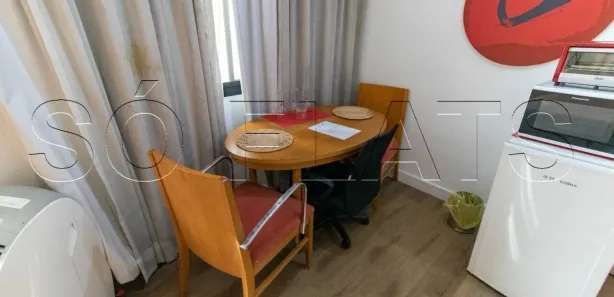 Flat com 1 Quarto para alugar, 28m² no Indianópolis, São Paulo