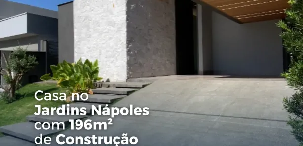 Casa de Condomínio com 3 Quartos à venda, 196m² no Jardins Nápoles, Senador Canedo