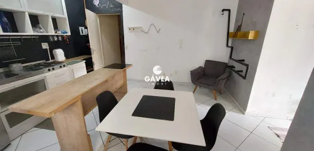 Apartamento com 1 Quarto para alugar, 46m² no Centro, São Vicente