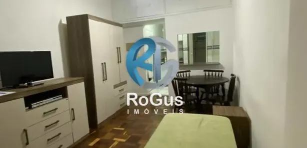 Apartamento com 1 Quarto para alugar, 35m² no José Menino, Santos