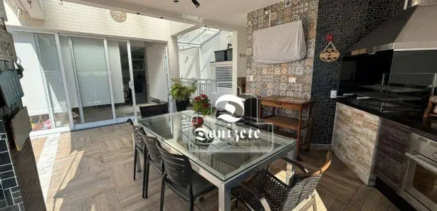 Casa de Condomínio com 5 Quartos para alugar, 400m² no Campestre, Santo André