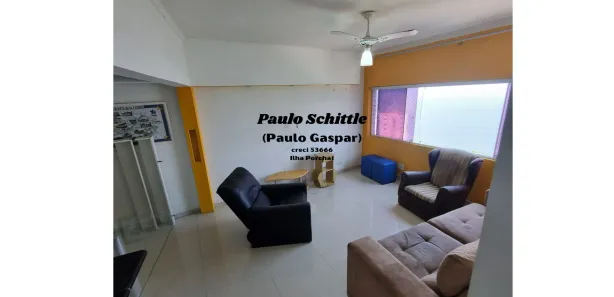 Apartamento com 2 Quartos para venda ou aluguel, 56m² no Ilha Porchat, São Vicente