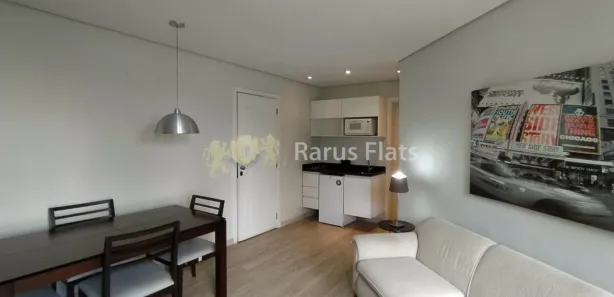 Flat com 1 Quarto para alugar, 45m² no Paraíso do Morumbi, São Paulo
