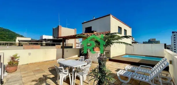 Cobertura com 2 Quartos para venda ou aluguel, 160m² no Mar e Céu, Guarujá
