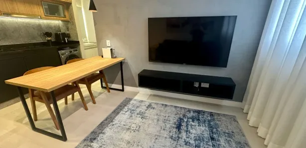 Apartamento com 1 Quarto para alugar, 40m² no Vila São Francisco (Zona Sul), São Paulo