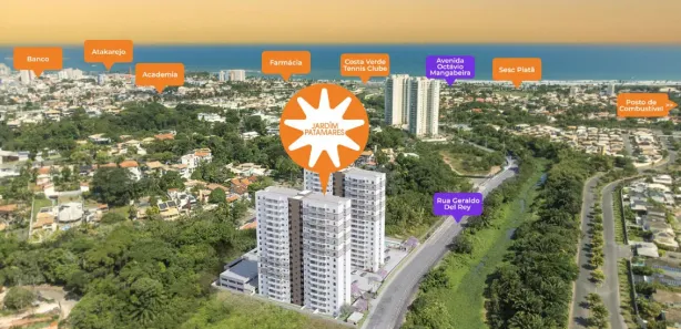 Apartamento com 2 Quartos à venda, 56m² no Piatã, Salvador