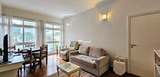 Apartamento com 2 Quartos para alugar, 110m² no Pitangueiras, Guarujá