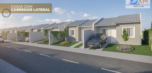 Casa de Condomínio com 2 Quartos à venda, 54m² no Campo Largo da Roseira, São José dos Pinhais