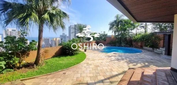 Casa de Condomínio com 4 Quartos para alugar, 550m² no Marapé, Santos