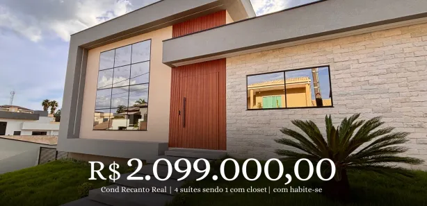 Casa de Condomínio com 4 Quartos à venda, 302m² no Região dos Lagos, Brasília