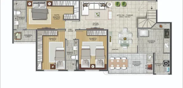 Cobertura com 4 Quartos à venda, 228m² no Guarapiranga, Ponte Nova