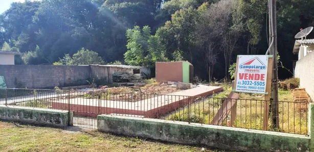Terreno / Lote / Condomínio à venda, 985m² no Vila Itaqui, Campo Largo
