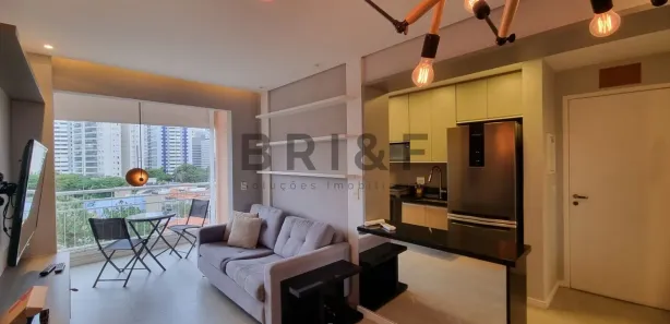Apartamento com 2 Quartos para alugar, 50m² no Santo Amaro, São Paulo
