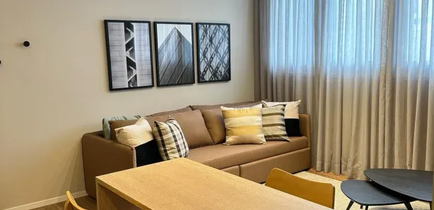Apartamento com 1 Quarto para alugar, 38m² no Vila São Francisco (Zona Sul), São Paulo