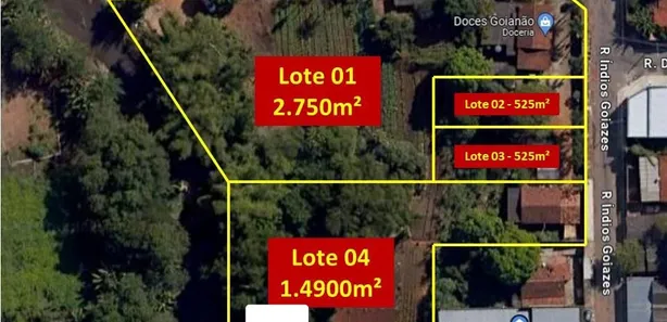 Terreno / Lote / Condomínio à venda, 1490m² no Vila Mauá, Goiânia