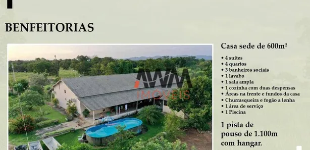 Fazenda / Sítio / Chácara à venda, 97000000m² no , Paranã