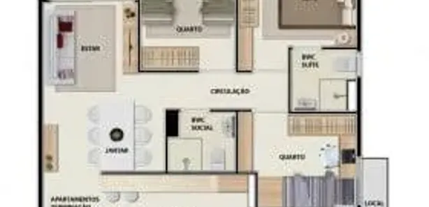 Apartamento com 3 Quartos à venda, 61m² no Barro, Recife