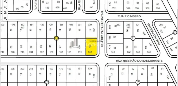 Terreno / Lote / Condomínio à venda, 292m² no Jardim Califórnia, Sabáudia