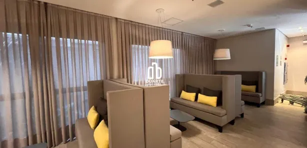 Flat com 1 Quarto para alugar, 37m² no Pompéia, Santos