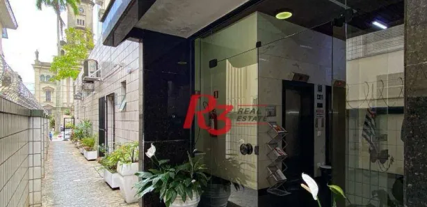 Conjunto Comercial / Sala para alugar, 113m² no Gonzaga, Santos