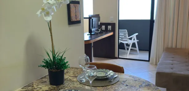 Flat com 1 Quarto para alugar, 40m² no Ponta Negra, Natal