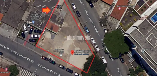 Terreno / Lote / Condomínio para alugar, 250m² no Campo Belo, São Paulo