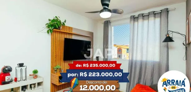 Apartamento com 2 Quartos à venda, 46m² no Monte Serrat, Itupeva