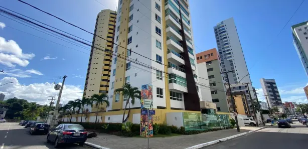 Apartamento com 3 Quartos para alugar, 129m² no Tambaú, João Pessoa
