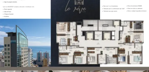 Le Rêve - 40m² no Barra do Saí, Itapoá