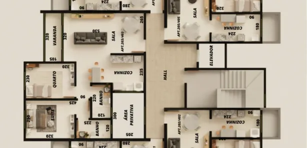 Apartamento com 2 Quartos à venda, 54m² no Santa Branca, Belo Horizonte