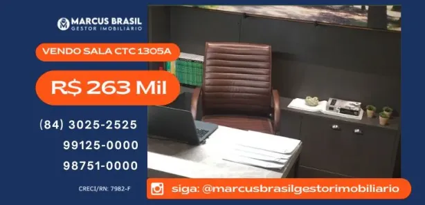 Conjunto Comercial / Sala à venda, 34m² no Lagoa Nova, Natal