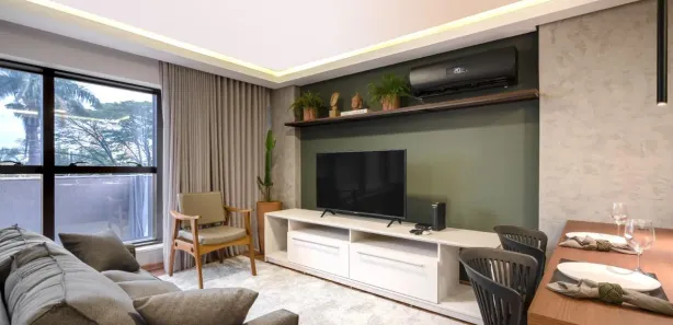 Flat com 1 Quarto à venda, 49m² no Chácara Cachoeira, Campo Grande