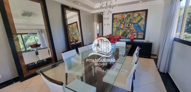 Cobertura com 5 Quartos para alugar, 360m² no Pitangueiras, Guarujá