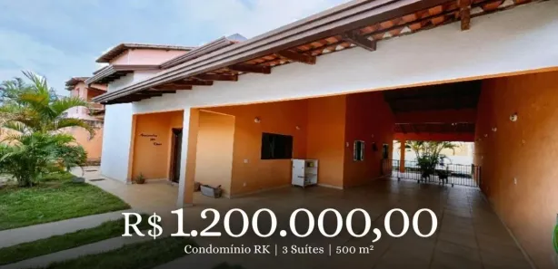 Casa de Condomínio com 4 Quartos à venda, 440m² no Região dos Lagos, Brasília