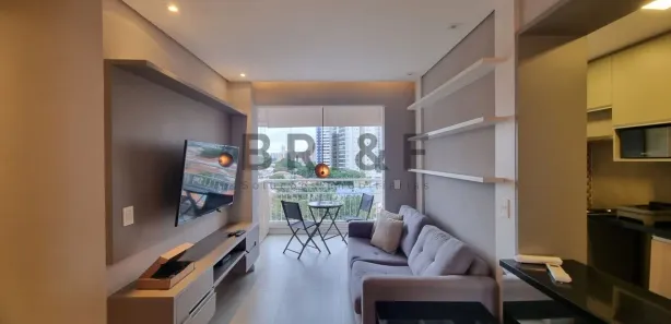 Apartamento com 2 Quartos para alugar, 50m² no Santo Amaro, São Paulo