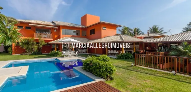 Casa de Condomínio com 6 Quartos à venda, 800m² no Arembepe (Abrantes), Camaçari