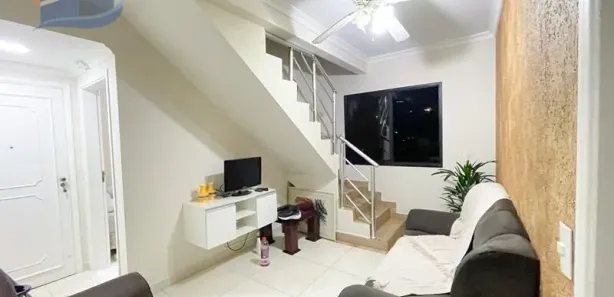 Cobertura com 3 Quartos para alugar, 130m² no Enseada, Guarujá