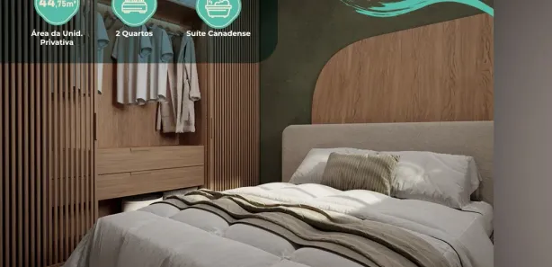 Apartamento com 2 Quartos à venda, 44m² no Garapu, Cabo de Santo Agostinho