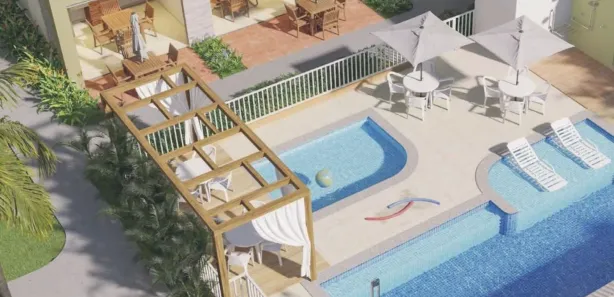 Apartamento com 2 Quartos à venda, 55m² no Costa Paradiso, Barra dos Coqueiros