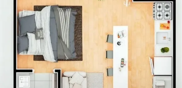 Apartamento com 1 Quarto à venda, 26m² no Botujuru, Mogi das Cruzes