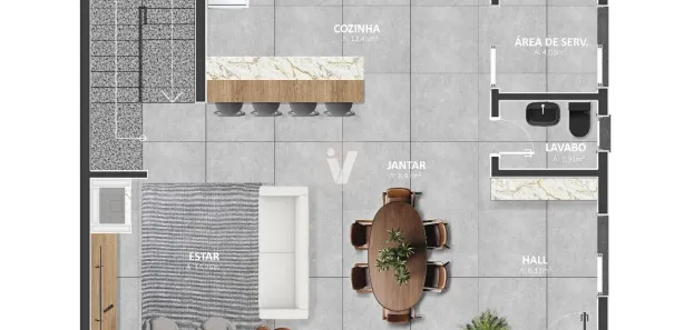 Casa de Condomínio com 3 Quartos à venda, 135m² no São José, Santa Maria