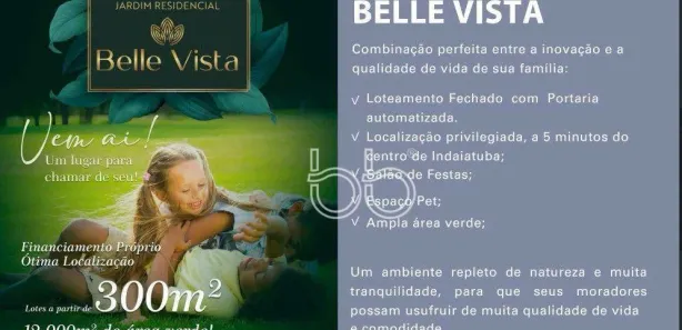 Terreno / Lote / Condomínio à venda, 300m² no Parque Residencial Indaiá, Indaiatuba