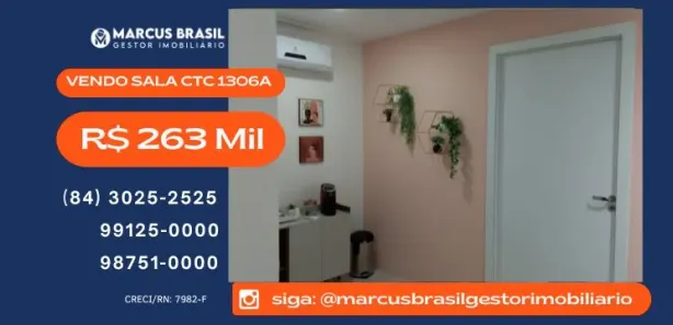 Conjunto Comercial / Sala à venda, 33m² no Lagoa Nova, Natal
