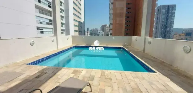 Flat com 1 Quarto para alugar, 57m² no Gonzaga, Santos