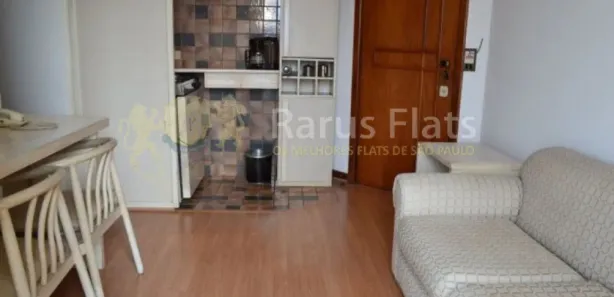 Flat com 1 Quarto para alugar, 45m² no Paraíso do Morumbi, São Paulo